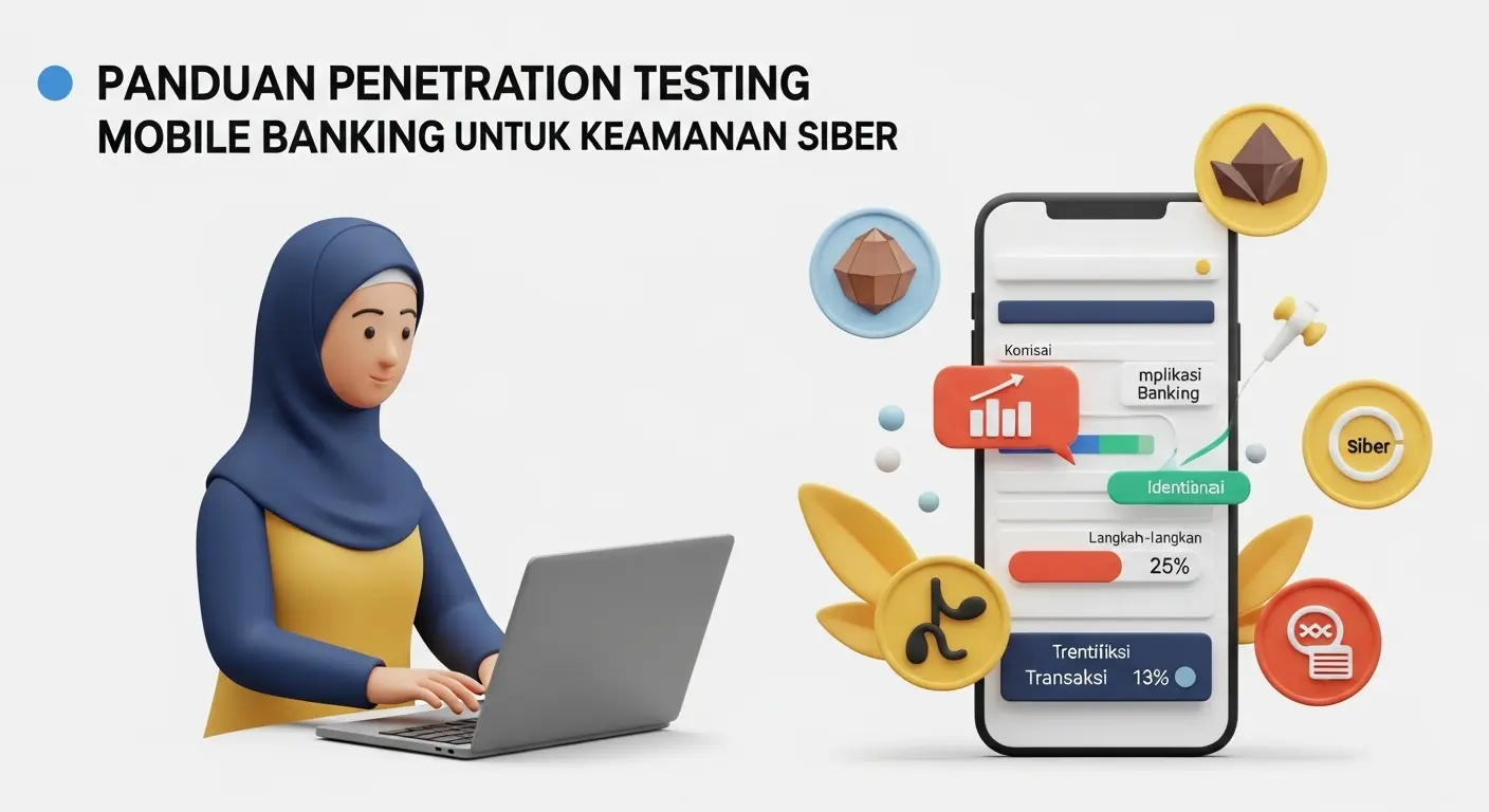 Panduan Penetration Testing Mobile Banking untuk Keamanan Siber Pelajari cara melindungi aplikasi mobile banking Anda melalui penetration testing, pentingnya mengidentifikasi kerentanan, dan langkah-langkah yang harus diambil.