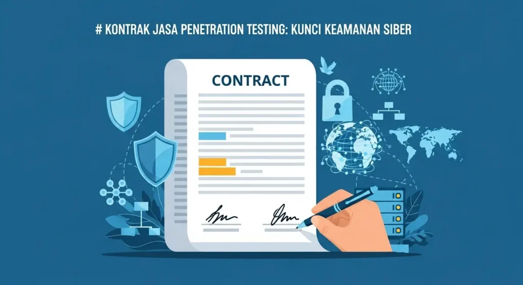 Kontrak Jasa Penetration Testing: Kunci Keamanan Siber Mengenal pentingnya kontrak dalam jasa penetration testing untuk cybersecurity. Temukan wawasan mendalam dan keuntungan yang bisa didapat.