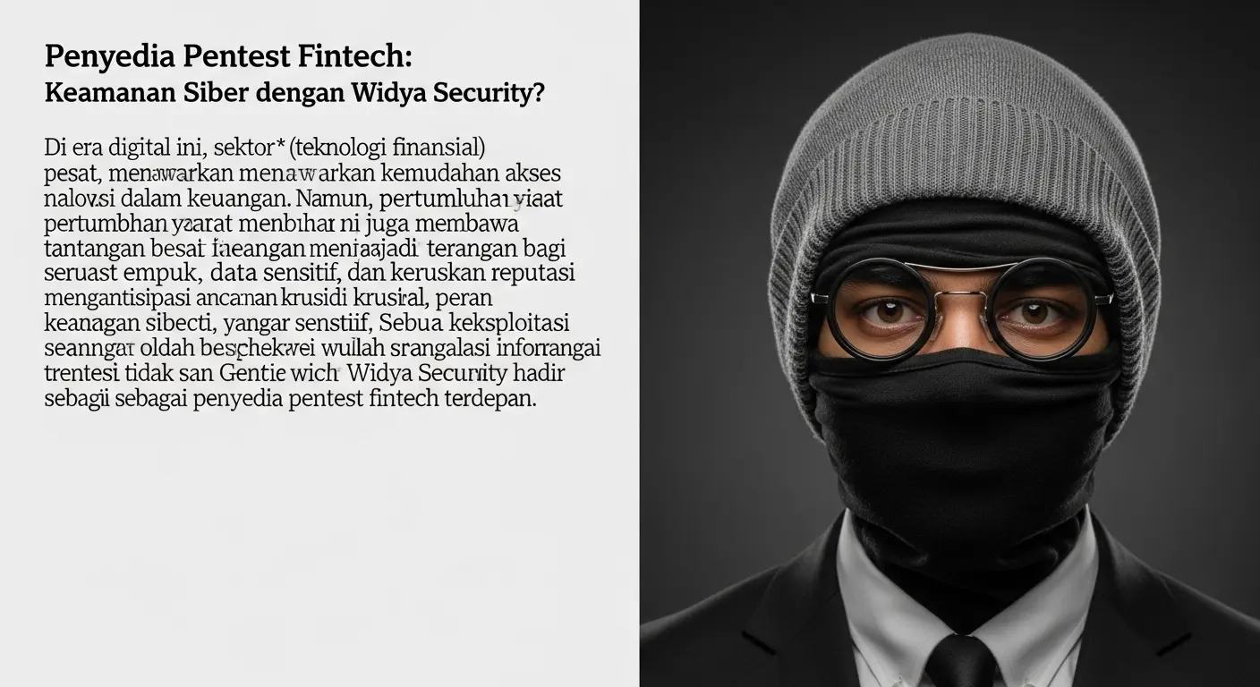 Penyedia Pentest Fintech: Keamanan Siber dengan Widya Security Artikel ini membahas peran Widya Security sebagai penyedia pentest fintech dalam memastikan keamanan sistem keuangan digital.