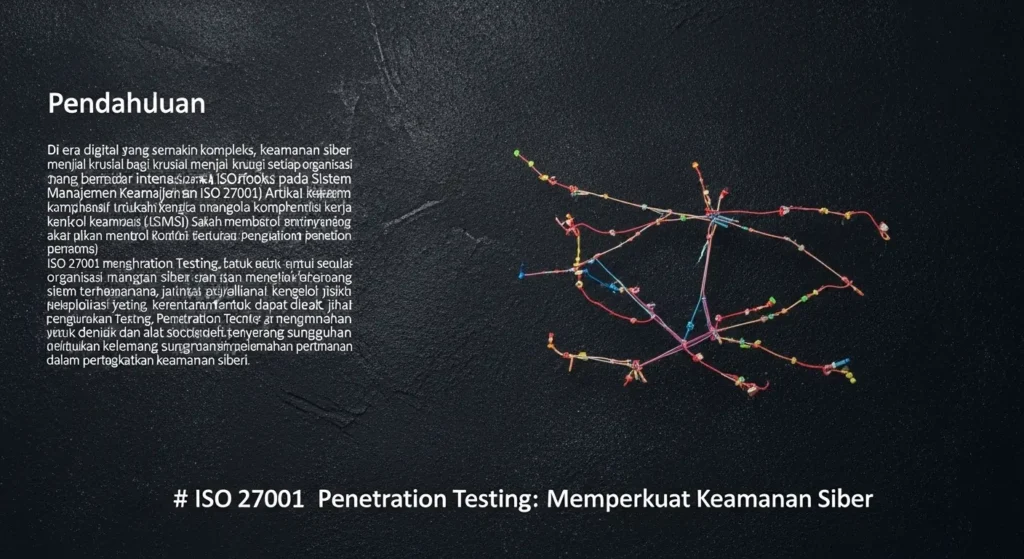 ISO 27001 Penetration Testing untuk Keamanan Siber Artikel ini membahas peran penting penetration testing dalam konteks ISO 27001 untuk meningkatkan keamanan siber.
