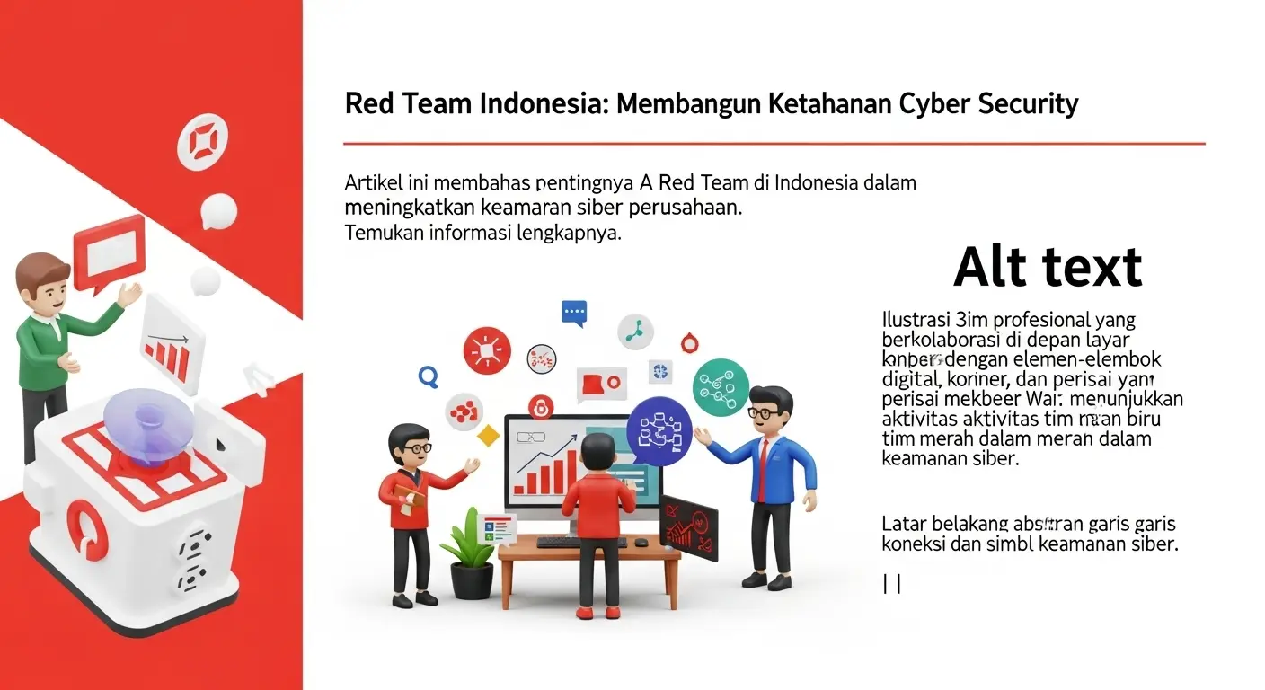 Red Team Indonesia: Membangun Ketahanan Cyber Security Artikel ini membahas pentingnya Red Team di Indonesia dalam meningkatkan keamanan siber perusahaan. Temukan informasi lengkapnya.