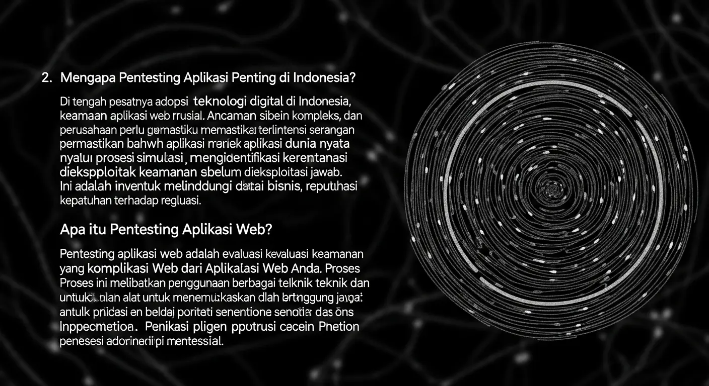 Panduan SEO: Pentesting Aplikasi Web di Indonesia Temukan panduan langkah demi langkah tentang pentest web application Indonesia untuk meningkatkan keamanan aplikasi Anda dengan Widya Security.