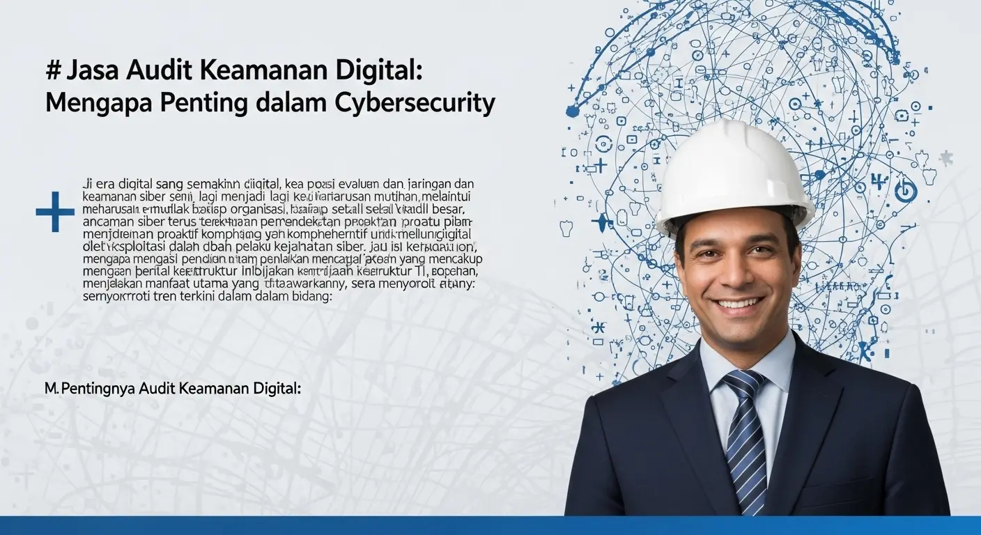 Jasa Audit Keamanan Digital: Mengapa Penting dalam Cybersecurity? Artikel ini membahas pentingnya jasa audit keamanan digital dalam cybersecurity, menjelaskan manfaat dan tren terkini dalam bidang ini.