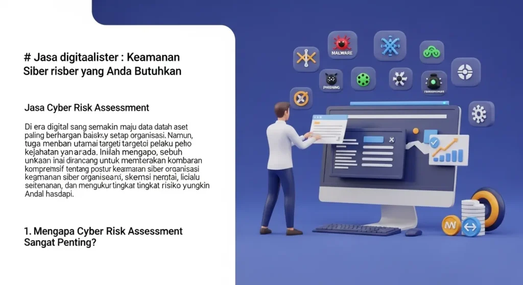 Jasa Cyber Risk Assessment: Keamanan Siber yang Anda Butuhkan Pelajari tentang pentingnya jasa cyber risk assessment untuk melindungi data dan keamanan siber Anda dari ancaman. Dapatkan tips dan trik keamanan terbaik di sini!