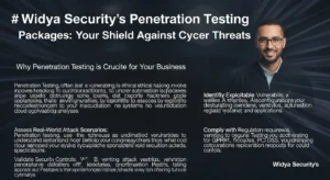 Paket Layanan Penetration Testing untuk Keamanan Siber Membahas pentingnya paket layanan penetration testing dari Widya Security untuk melindungi keberlangsungan bisnis Anda.