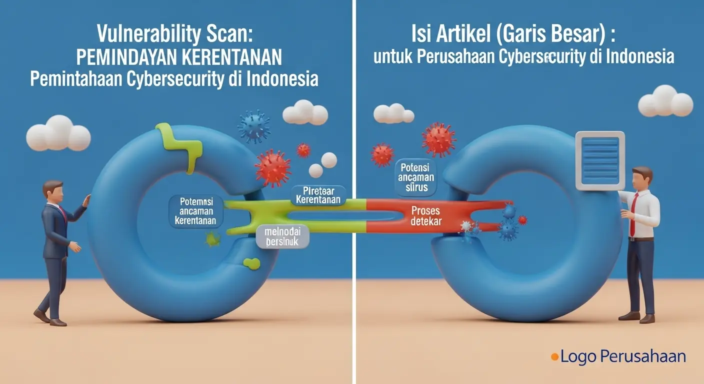 Vulnerability Scan: Pentingnya untuk Perusahaan Cybersecurity Artikel tentang pentingnya vulnerability scan bagi perusahaan dalam dunia cybersecurity di Indonesia.
