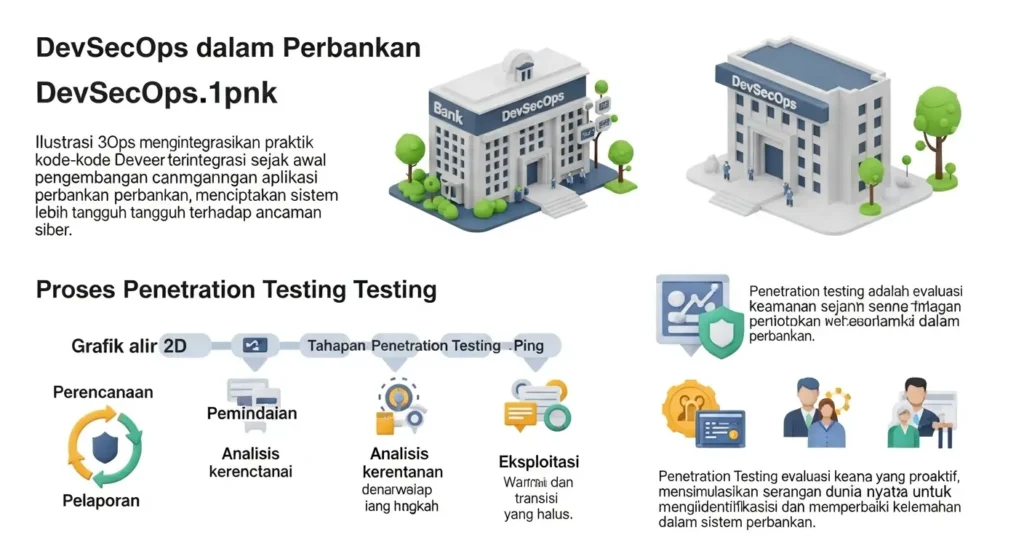 DevSecOps Penetration Testing Bank: Memahami Keamanannya Artikel ini membahas tentang DevSecOps dan pentingnya penetration testing di sektor perbankan untuk meningkatkan keamanan siber. Temukan langkah-langkah dan tips yang perlu diperhatikan.
