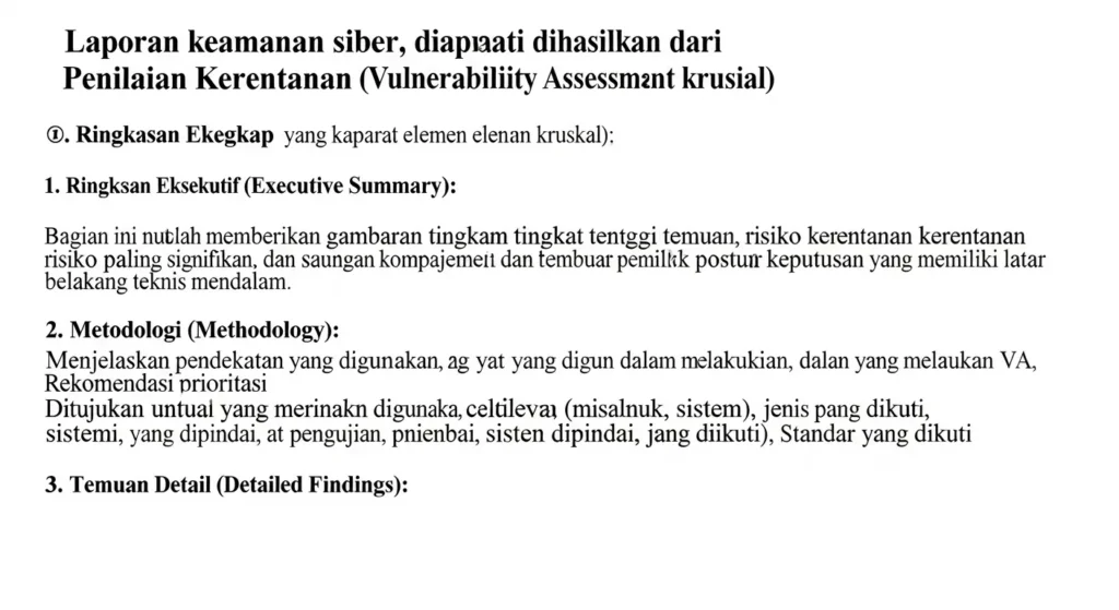 VA: Laporan Lengkap dalam Cybersecurity Mempelajari tentang VA dalam cybersecurity dengan fokus pada taua laporan lengkap dan pentingnya penilaian kerentanan.