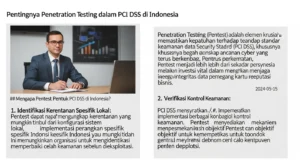 Penetration Testing PCI DSS Indonesia untuk Keamanan Cyber Artikel tentang pentingnya Penetration Testing dalam PCI DSS di Indonesia.
