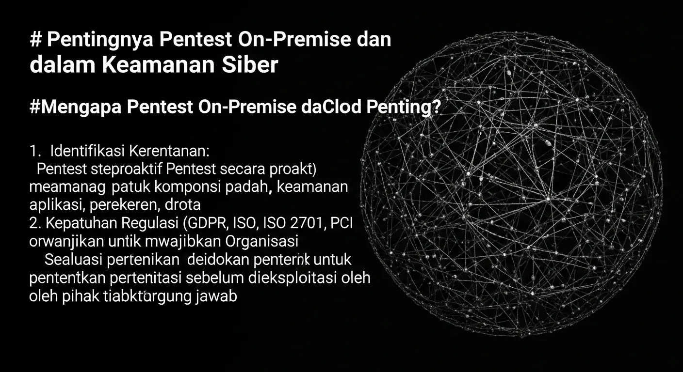 Pentingnya Pentest On-Premise dan Cloud dalam Keamanan Siber Mempelajari pentest on-premise dan cloud dalam cybersecurity, pentingnya dan langkah-langkah melaksanakannya dengan Widya Security.