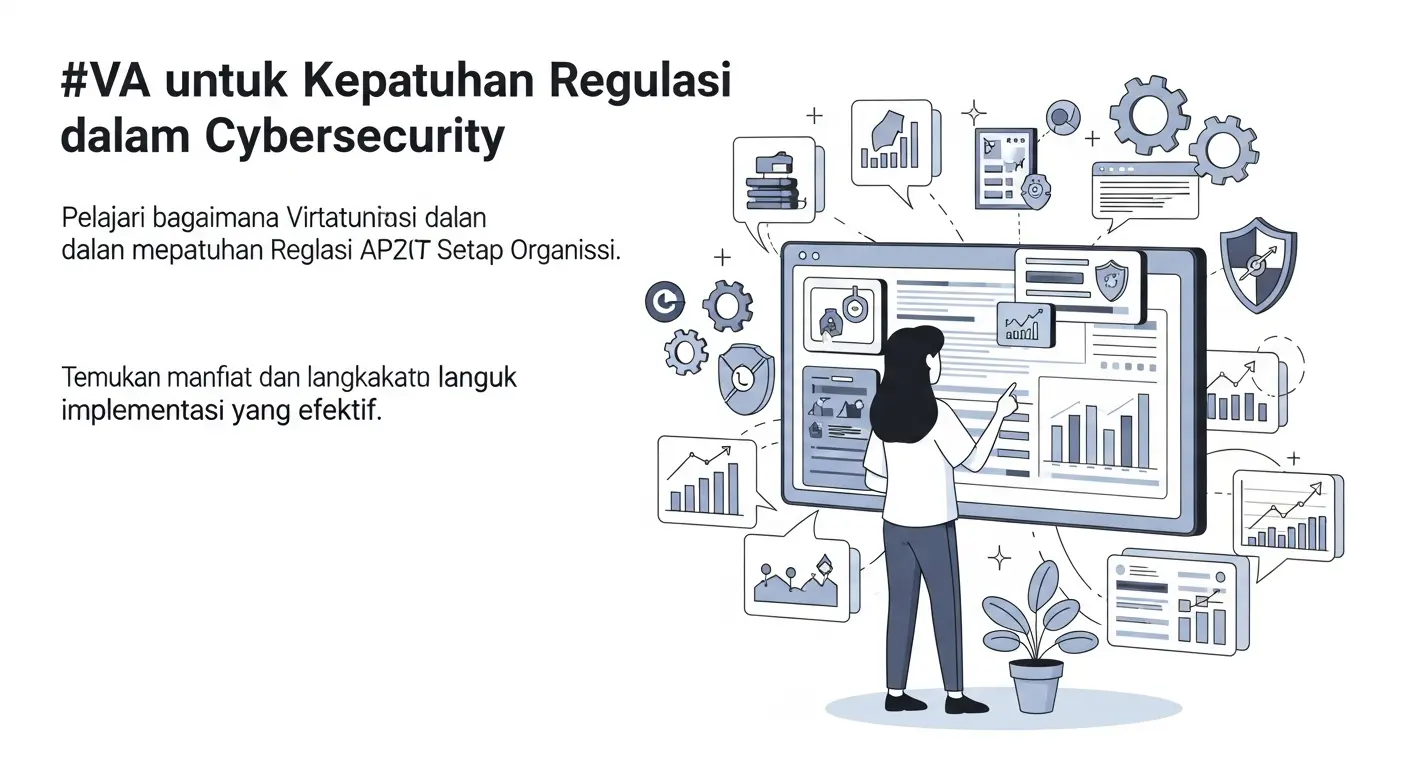 VA untuk Kepatuhan Regulasi dalam Cybersecurity Pelajari bagaimana Virtual Assessment (VA) dapat membantu Anda dalam kepatuhan regulasi cybersecurity. Temukan manfaat dan langkah-langkah untuk implementasi yang efektif.