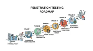Penetration Testing Roadmap: Panduan Lengkap untuk Keamanan Siber Dapatkan pemahaman mendalam tentang Penetration Testing Roadmap dalam keamanan siber. Temukan langkah-langkah penting untuk melindungi data dan sistem Anda.