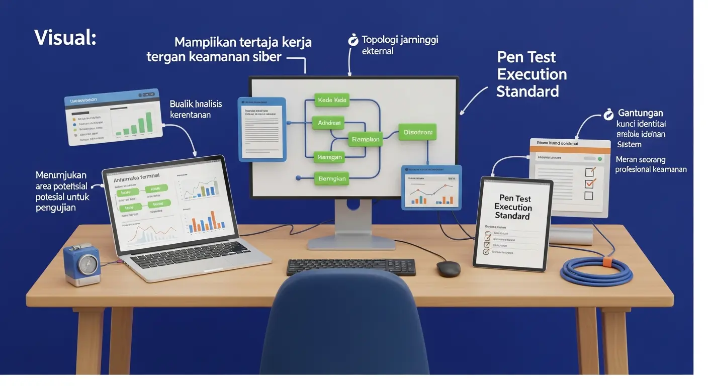 Panduan Lengkap Pen Test Execution Standard untuk Keamanan Siber Artikel ini membahas langkah-langkah dalam Pen Test Execution Standard dalam dunia cybersecurity dengan gaya bagaimana melakukan dan pendekatan bersahabat.