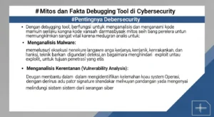 Mitos dan Fakta Tentang Debugging Tool di Cybersecurity Artikel ini membahas pentingnya debugging tool dalam cybersecurity dan membongkar berbagai mitos yang ada.