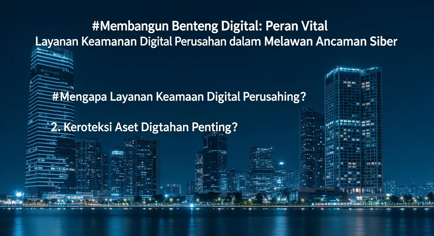 Layanan Keamanan Digital Perusahaan dalam Bidang Cybersecurity Artikel ini membahas pentingnya layanan keamanan digital perusahaan dalam bidang cybersecurity dan bagaimana Widya Security dapat membantu.