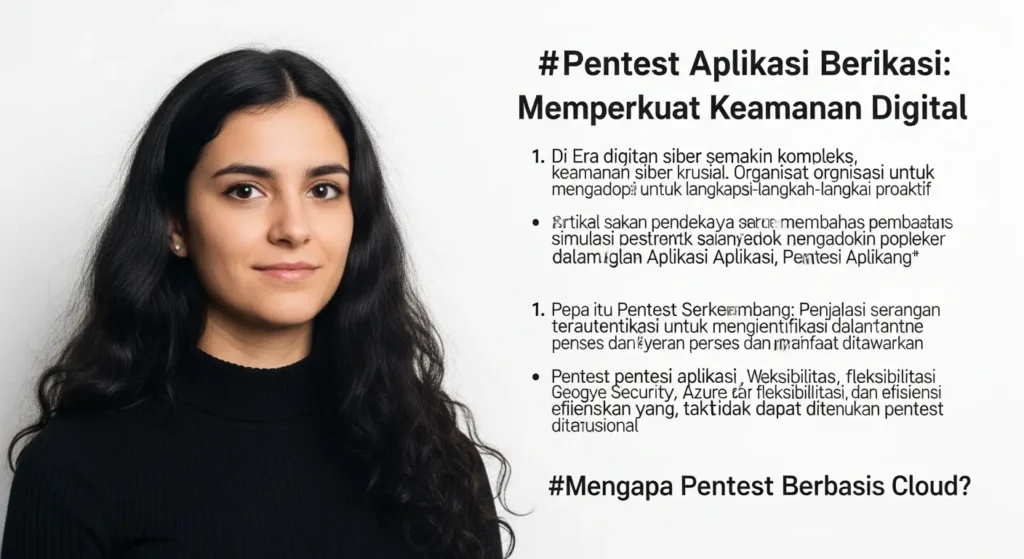 Penyedia Pentest Aplikasi Berbasis Cloud dalam Cybersecurity Artikel ini membahas pentingnya penyedia pentest aplikasi berbasis cloud dalam bidang cybersecurity, dengan fokus pada peran Widya Security. Temui berbagai proses dan manfaat yang ditawarkan.