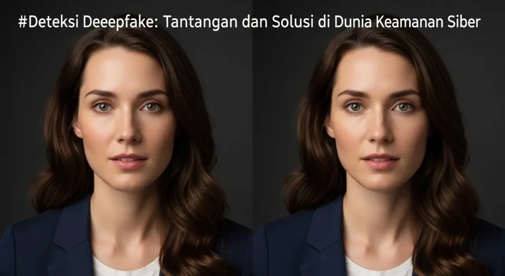 Deteksi Deepfake: Tantangan dan Solusi di Dunia Keamanan Siber Artikel ini menjelaskan tentang deepfake detection dan tantangannya dalam cybersecurity, diberikan dengan data dan statistik yang relevan.