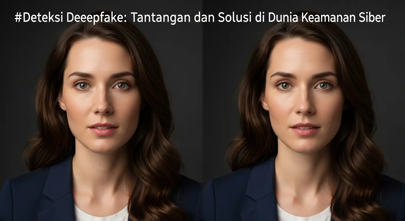 Deteksi Deepfake: Tantangan dan Solusi di Dunia Keamanan Siber Artikel ini menjelaskan tentang deepfake detection dan tantangannya dalam cybersecurity, diberikan dengan data dan statistik yang relevan.