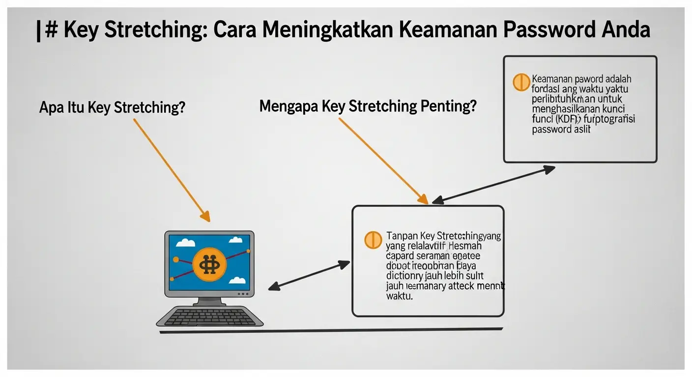 Key Stretching: Cara Meningkatkan Keamanan Password Anda Panduan lengkap tentang key stretching, teknik penting dalam cybersecurity untuk meningkatkan keamanan password. Tahu lebih dalam di artikel ini!
