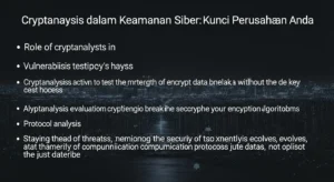Cryptanalysis dalam Keamanan Siber: Kunci Perusahaan Anda Pelajari tentang cryptanalysis dalam cybersecurity dan bagaimana melindungi data Anda dengan metode ini.