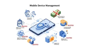 Myth-Busting Mobile Device Management di Cybersecurity Membahas pentingnya Mobile Device Management dalam cybersecurity dan membongkar mitos seputar MDM.