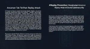 Replay Prevention: Menghadapi Ancaman Replay Attack di Dunia Cybersecurity Artikel ini membahas tentang Replay Prevention dan pentingnya menjaga keamanan dari serangan Replay Attack di dunia cybersecurity.