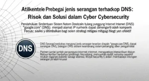 DNS Protocol Attack: Risiko dan Solusi dalam Cybersecurity Artikel ini membahas tentang serangan berbasis protokol DNS dan solusi untuk melindungi dari risiko tersebut, difokuskan pada konteks cybersecurity di Indonesia oleh Widya Security.
