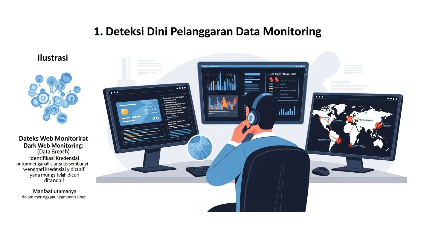 Manfaat Dark Web Monitoring dalam Cybersecurity Temukan bagaimana Dark Web Monitoring dapat membantu meningkatkan keamanan siber kita.