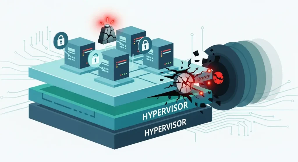 Memahami Hypervisor Escape dalam Cybersecurity Dalam artikel ini, kita membahas hypervisor escape, dampaknya terhadap keamanan siber, dan pentingnya penetration testing untuk melindungi data. Temukan cara menjaga keamanan sistem Anda!