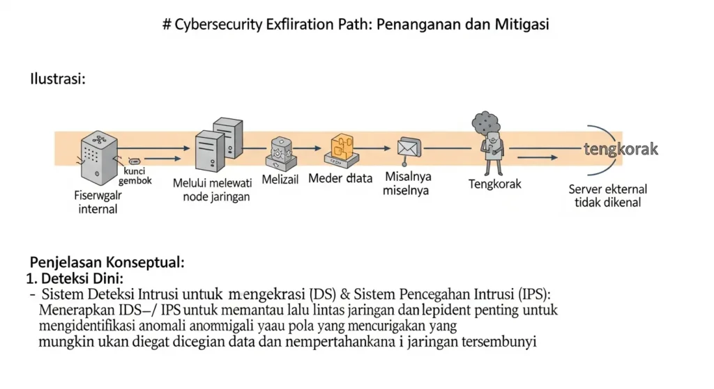 Exfiltration Path: Dalam Cybersecurity Panduan lengkap mengenai Exfiltration Path dalam cybersecurity, fokus pada penanganan dan mitigasi.