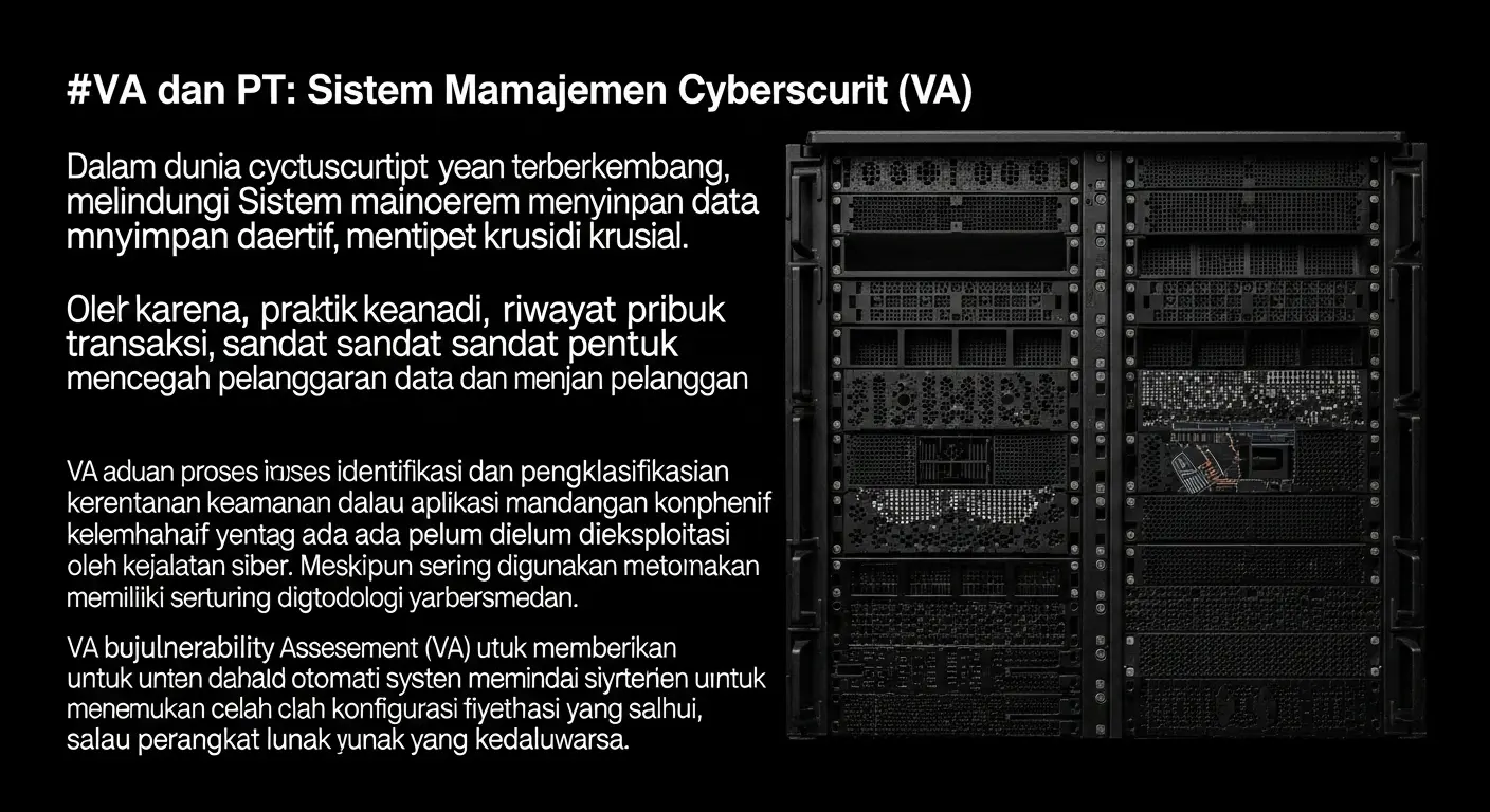 VA dan PT: Sistem Manajemen Pelanggan di Cybersecurity Pelajari bagaimana VA dan PT dapat melindungi sistem manajemen pelanggan Anda dalam cybersecurity.