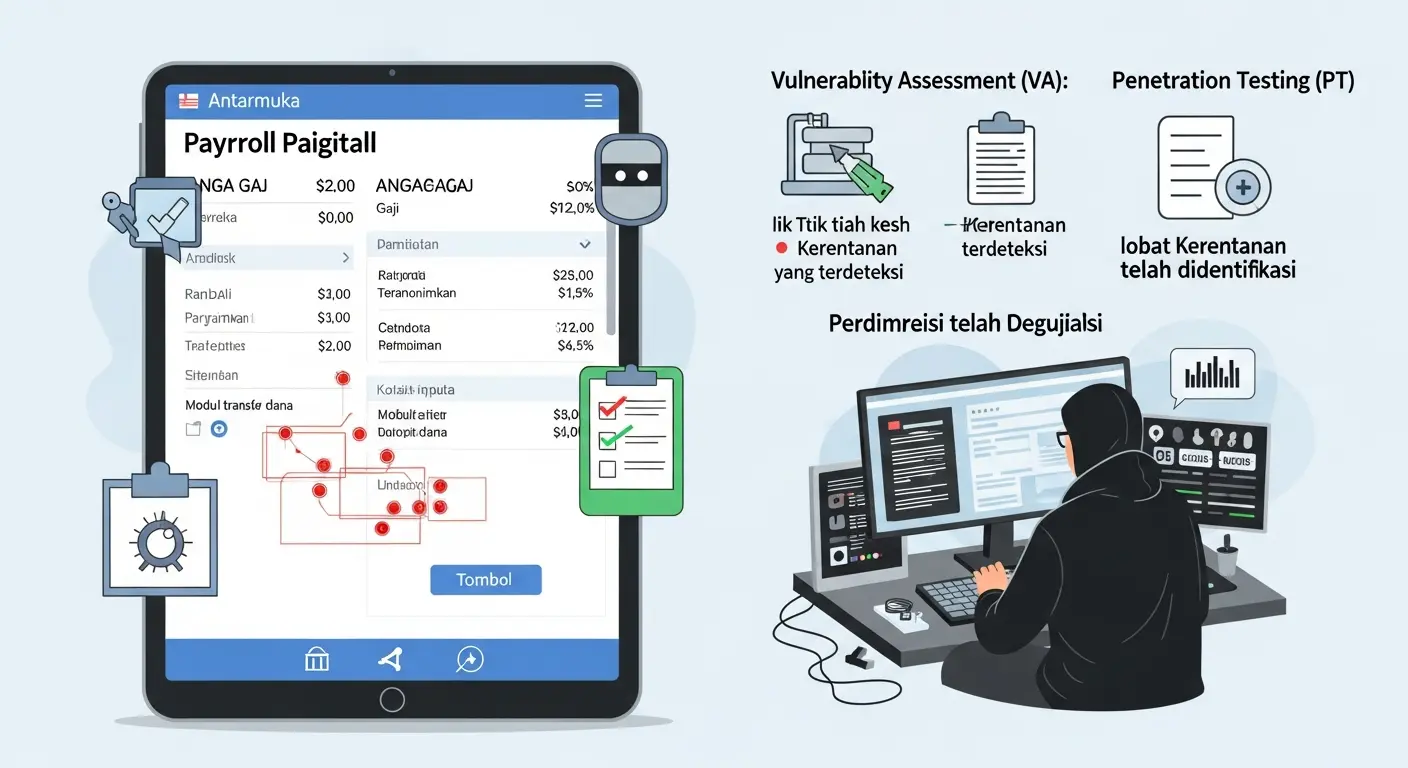 VA dan PT Aplikasi Payroll Digital dalam Cybersecurity Artikel ini membahas peran VA dan PT dalam meningkatkan keamanan siber di bidang aplikasi payroll digital, dengan fokus pada perusahaan Widya Security.