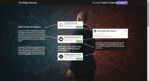 Ulasan Pentest Sistem Customer Support E-Commerce Artikel mengenai pentest sistem customer support e-commerce oleh Widya Security, berfokus pada cybersecurity dan perlindungan terhadap data pengguna.