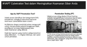 VAPT Penetration Test dalam Cybersecurity Pelajari tentang VAPT penetration test dan bagaimana Widya Security membantu dalam meningkatkan keamanan siber Anda.