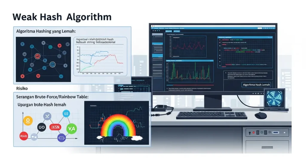 Weak Hash Algorithm: Rincian dan Dampaknya di Cybersecurity Artikel ini membahas tentang Weak Hash Algorithm dalam cybersecurity, serta risiko dan solusinya.