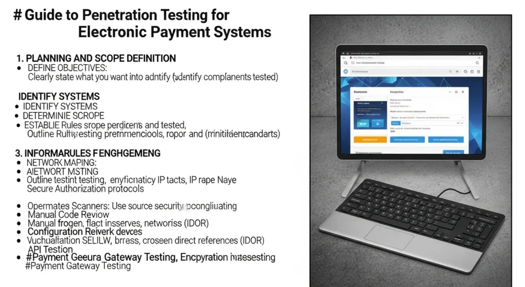 Panduan Penetration Testing Sistem Pembayaran Elektronik Pelajari cara melakukan penetration testing untuk melindungi sistem pembayaran elektronik Anda.