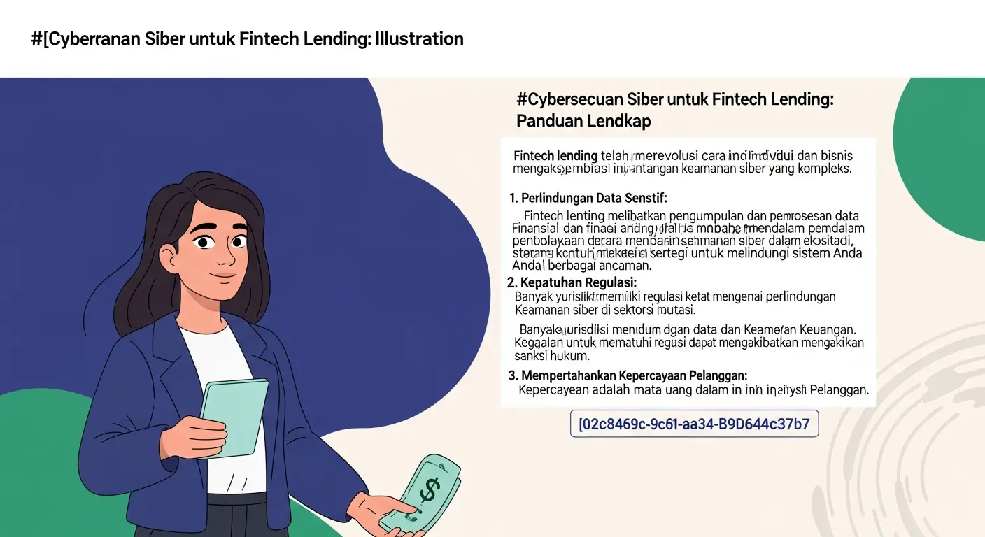 Keamanan Siber untuk Fintech Lending: Panduan Lengkap Artikel ini menjelaskan pentingnya keamanan siber untuk fintech lending dan bagaimana melindungi sistem Anda.