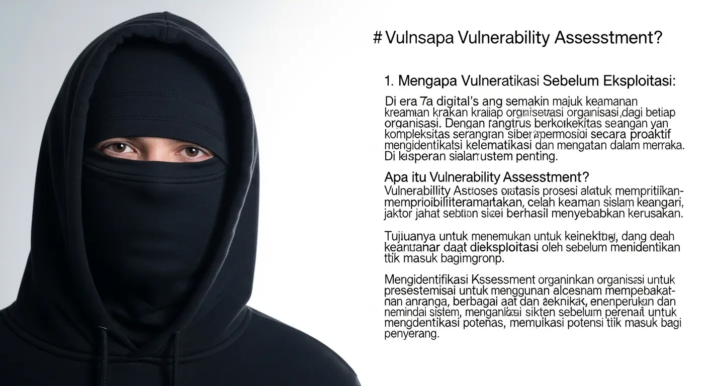 Vulnerability Assessment: Pentingnya dalam Cybersecurity Artikel ini membahas mengenai pentingnya vulnerability assessment dalam bidang cybersecurity, serta bagaimana Widya Security dapat membantu.