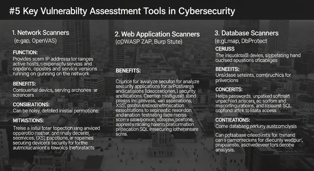 Vulnerability Assessment Tools in Cybersecurity Panduan lengkap mengenai alat penilaian kerentanan dalam bidang cybersecurity dari Widya Security.