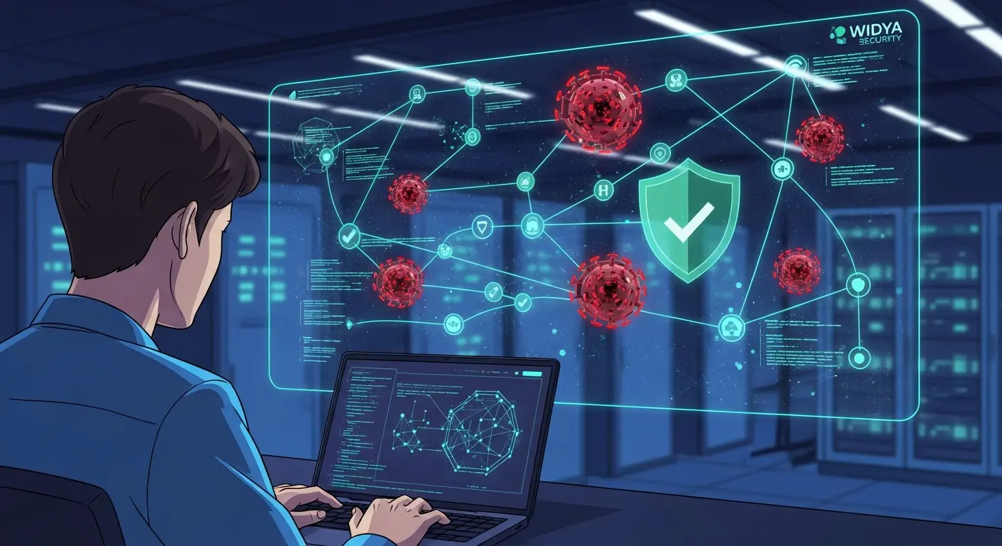 Memahami Malware dalam Cybersecurity: Kasus Study dari Widya Security Artikel ini membahas tentang malware dalam cybersecurity. Temukan bagaimana Widya Security melakukan penetration testing untuk mengidentifikasi dan melindungi dari malware.