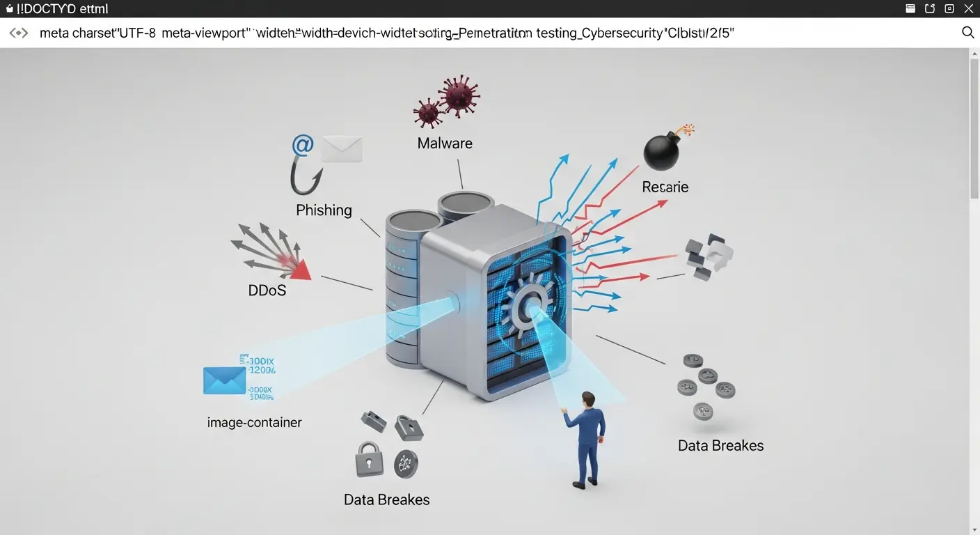 Menangkal Threat dalam Cybersecurity Melalui Penetration Testing Artikel ini membahas ancaman dalam cybersecurity dan bagaimana penetration testing dapat membantu mengatasi masalah tersebut.