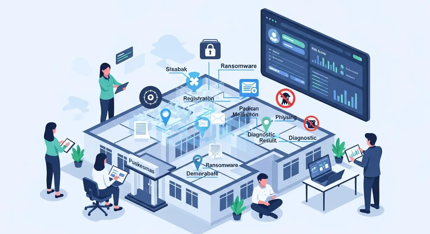 Hazard Vulnerability Assessment Puskesmas dalam Cybersecurity Pelajari pentingnya hazard vulnerability assessment di Puskesmas untuk meningkatkan keamanan data kesehatan.