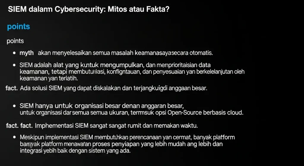 SIEM dalam Cybersecurity: Mitos atau Fakta? Membongkar mitos tentang SIEM dalam cybersecurity untuk membantu pemahaman dan meningkatkan keamanan.