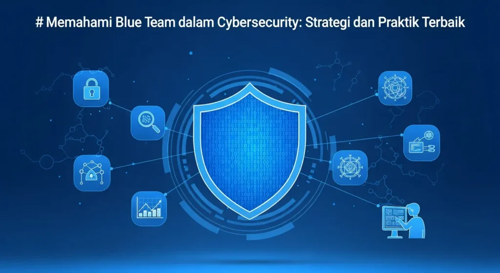 Memahami Blue Team dalam Cybersecurity: Strategi dan Praktik Terbaik Artikel ini membahas peran Blue Team dalam cybersecurity, strategi, checklist, dan pentingnya pelatihan bagi profesional keamanan siber.