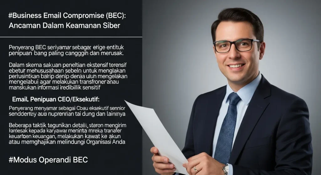 Business Email Compromise: Ancaman Dalam Keamanan Siber Artikel ini membahas Business Email Compromise dan solusinya dalam konteks cybersecurity.