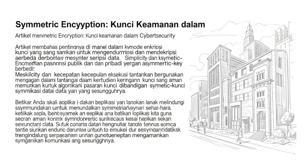 Symmetric Encryption: Kunci Keamanan dalam Cybersecurity Artikel ini membahas pentingnya symmetric encryption dalam cybersecurity, aplikasi, perbandingan algoritma, serta studi kasus implementasinya.