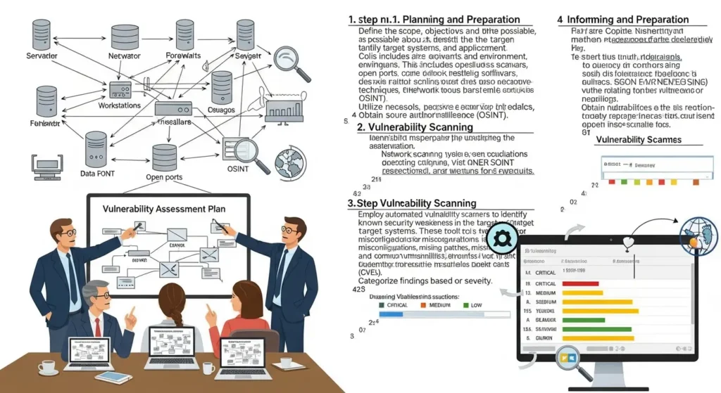 Vulnerability Assessment Step by Step dalam Cybersecurity Panduan langkah demi langkah vulnerability assessment dalam cybersecurity oleh Widya Security.