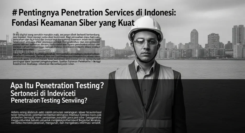 Pentingnya Penetration Testing Services Indonesia Artikel ini mempelajari pentingnya service penetration testing di Indonesia dalam bidang cybersecurity.