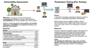 Perbedaan Vulnerability Assessment dan Penetration Testing Temukan perbedaan antara vulnerability assessment dan penetration testing dalam cybersecurity untuk memahami pentingnya kedua proses ini.