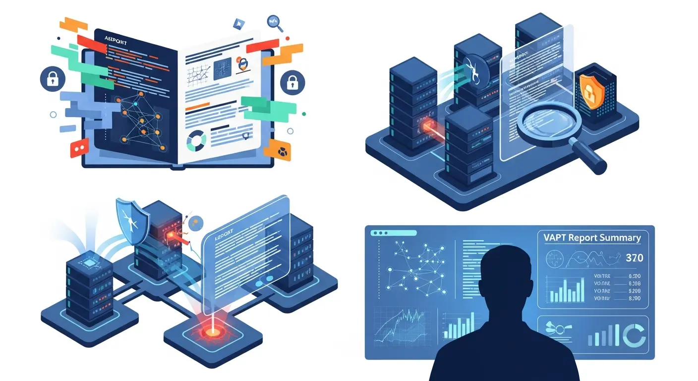 Vulnerability Assessment & Penetration Testing Report Panduan lengkap tentang vulnerability assessment dan penetration testing report untuk keamanan siber.